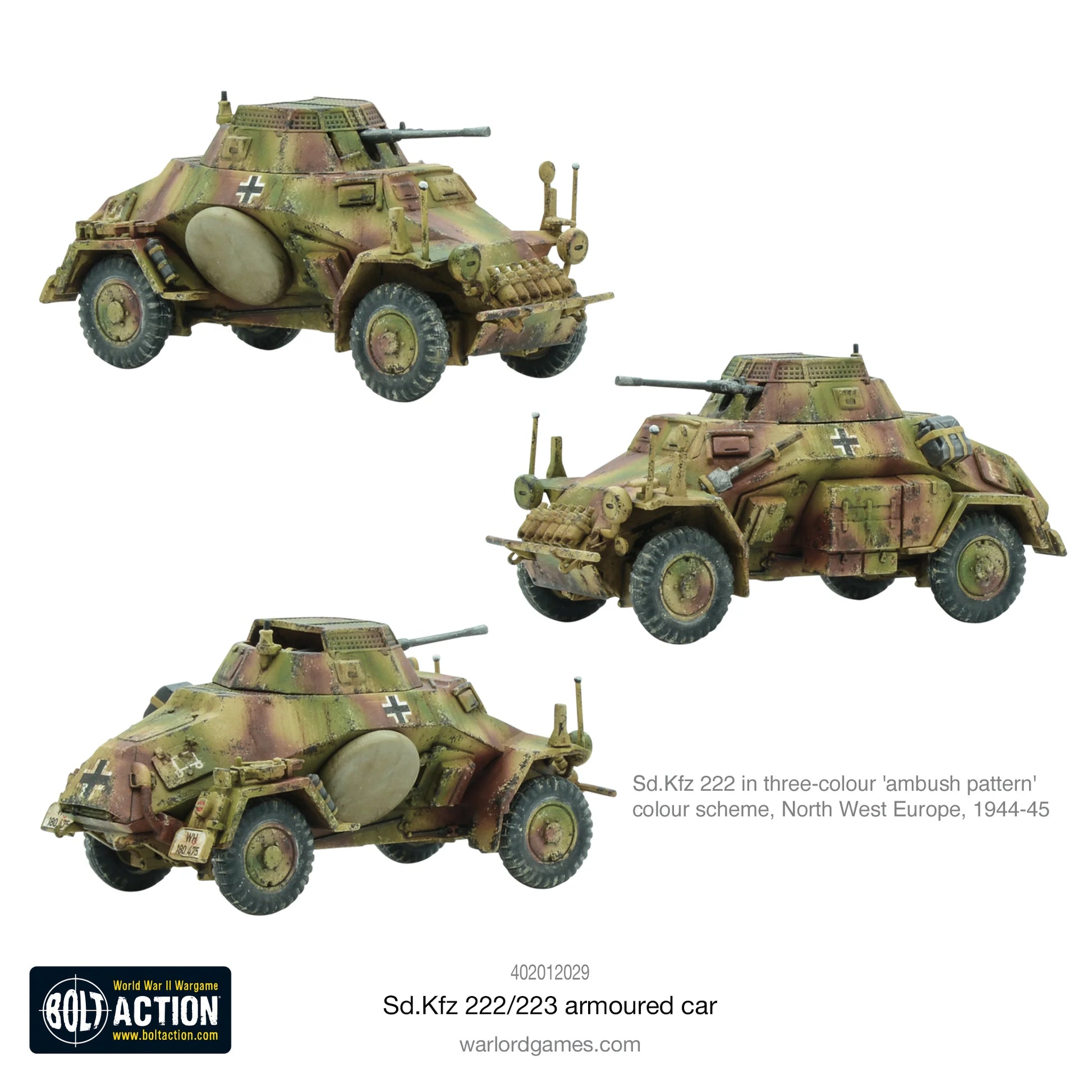 Bolt Action:  Sd.Kfz 222/223 Armoured Car