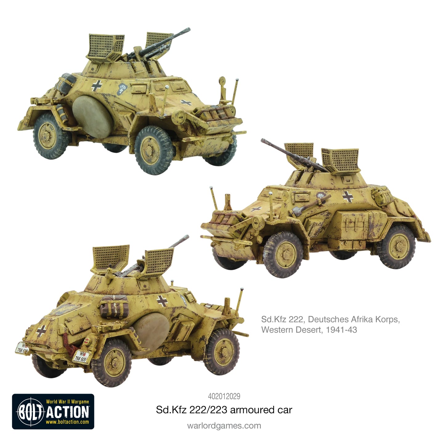 Bolt Action:  Sd.Kfz 222/223 Armoured Car