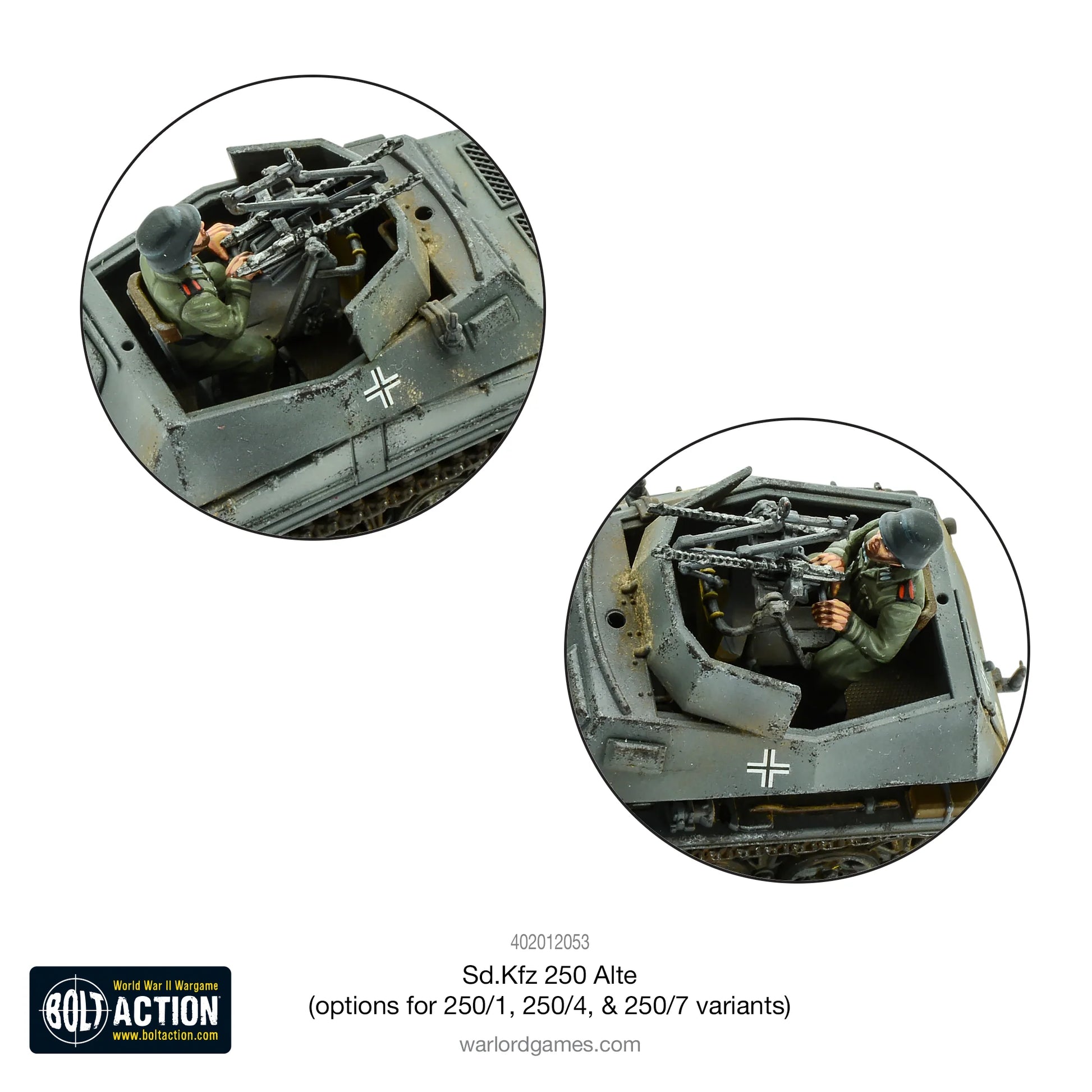 Bolt Action: Sd.Kfz 250 Alte (Options For 250/1, 250/4 & 250/7)