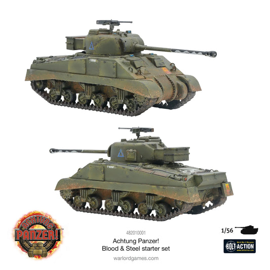 Achtung Panzer! - British And German: Blood & Steel Starter Set