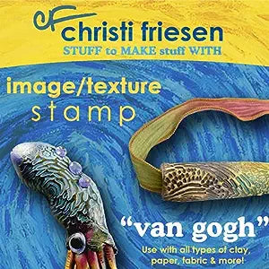 AVES: Rubber Texture Clay Stamp