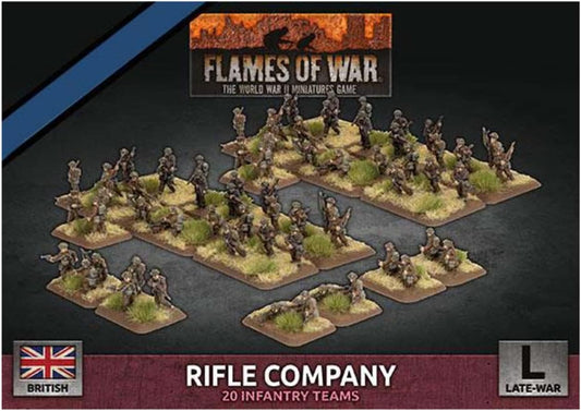 Flames of War: Late War: British Rifle Company (BBX53)