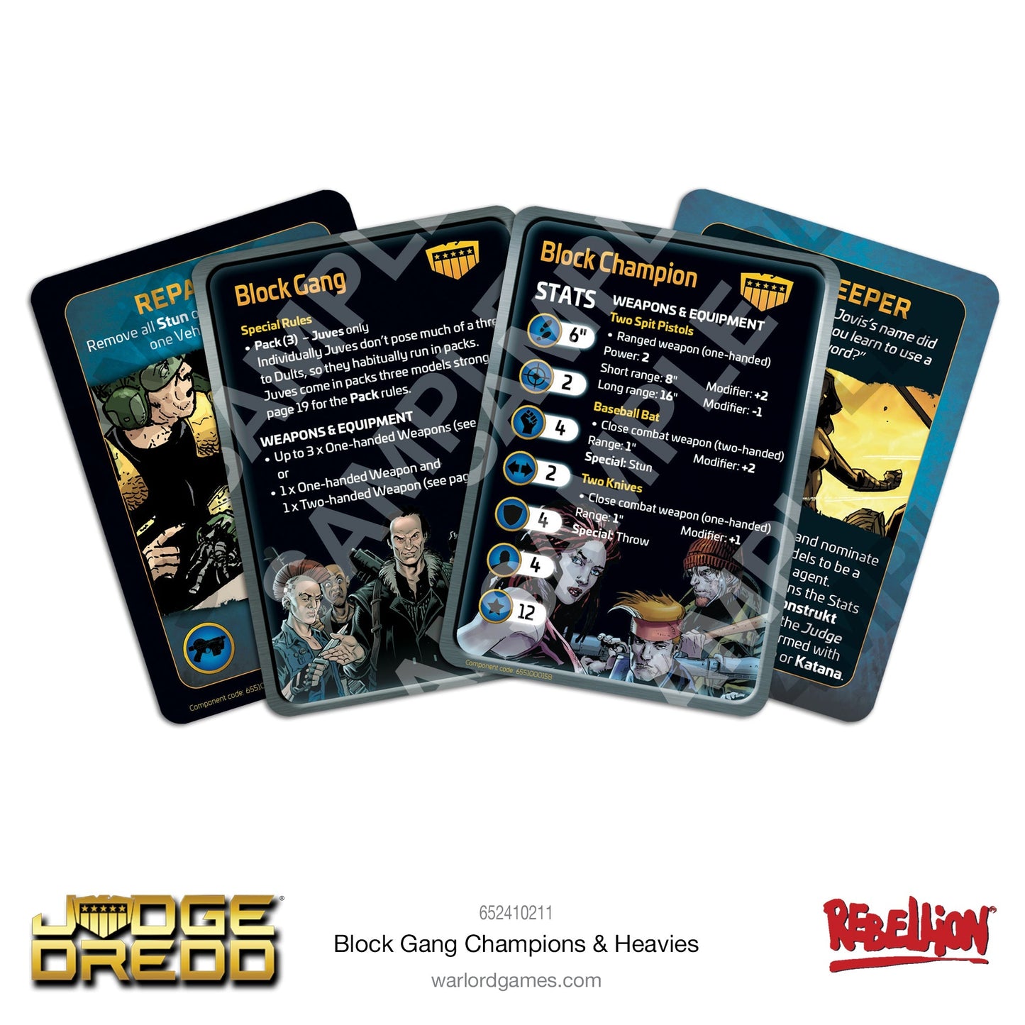 Judge Dredd: Block Gang Champions & Heavies