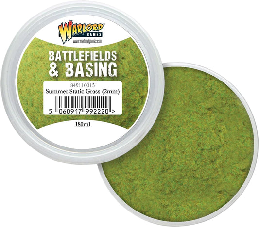 Warlord Games - Battlefields & Basing: Summer 2mm Static Grass (180ml)