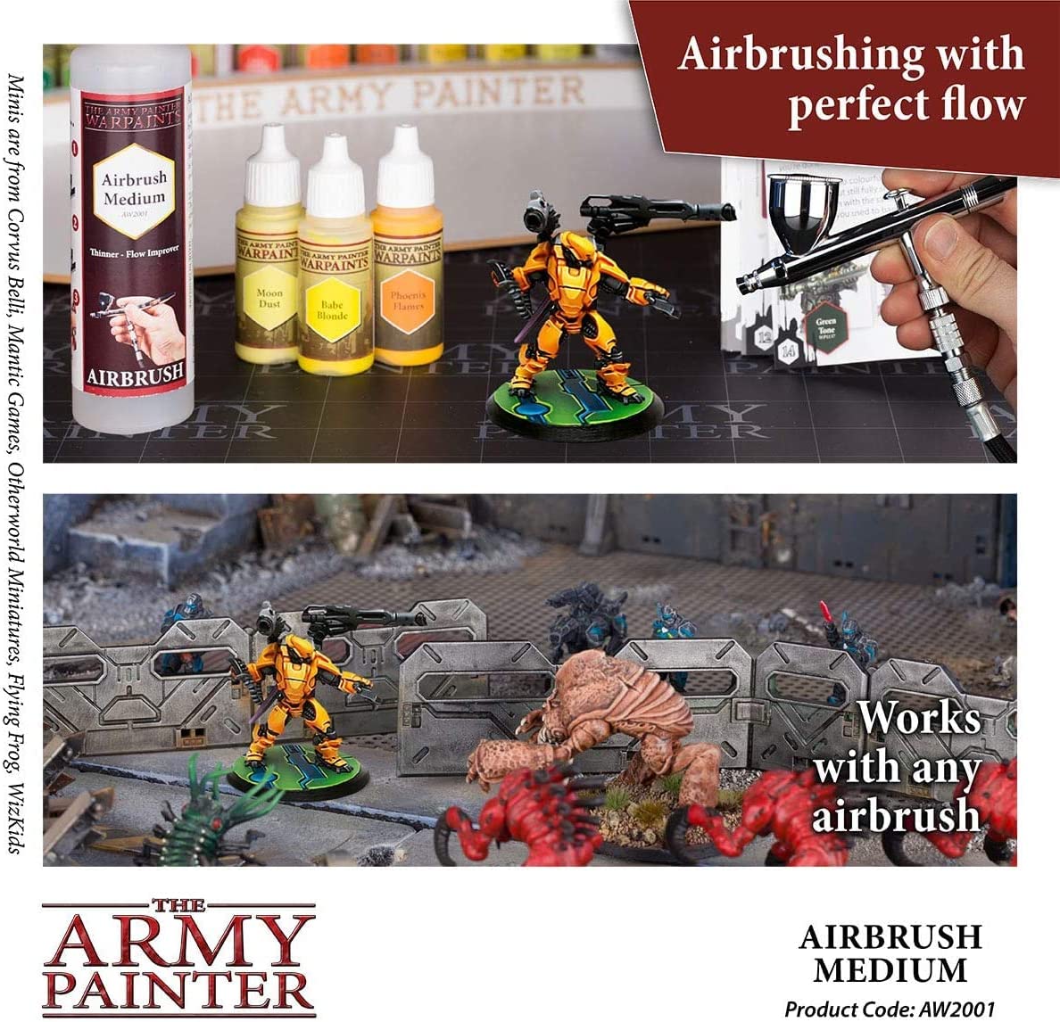 The Army Painter - Starter Airbrush Paint Set and Airbrush Thinner