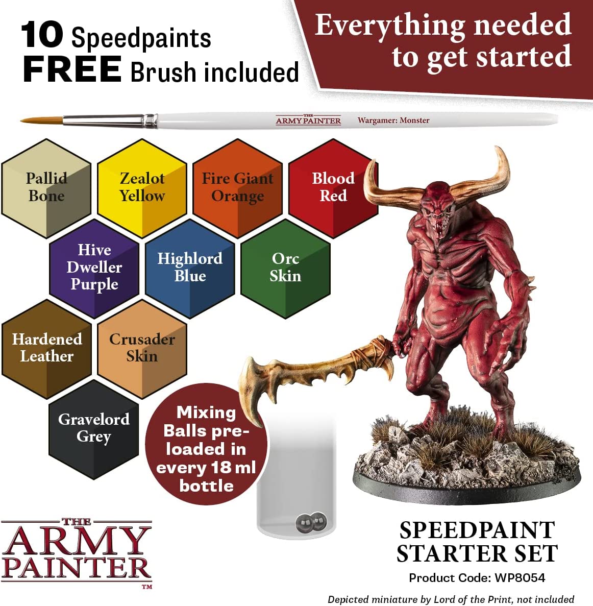 The Army Painter - Speedpaint Starter Set with Free Bonus Item