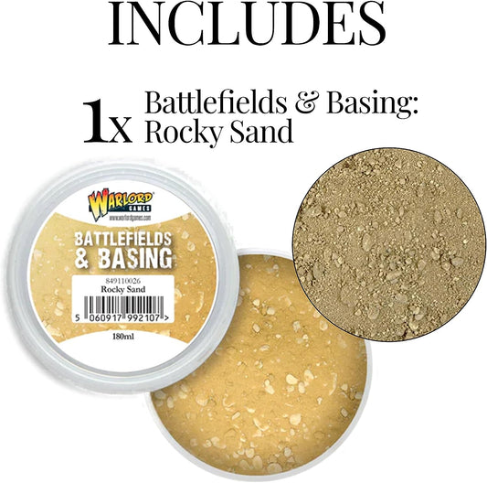 Warlord Games - Battlefields & Basing: Rocky Sand (180ml)