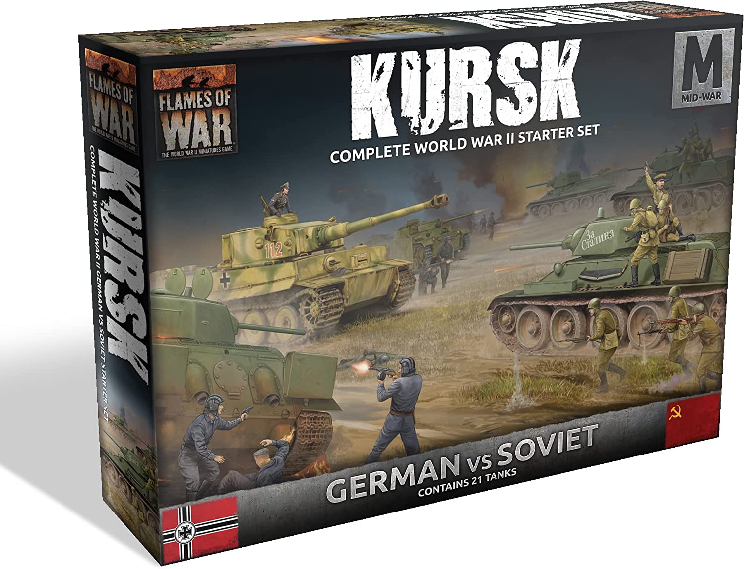 Livre Colours Of War – Guide Peinture Flames Of War Miniatures