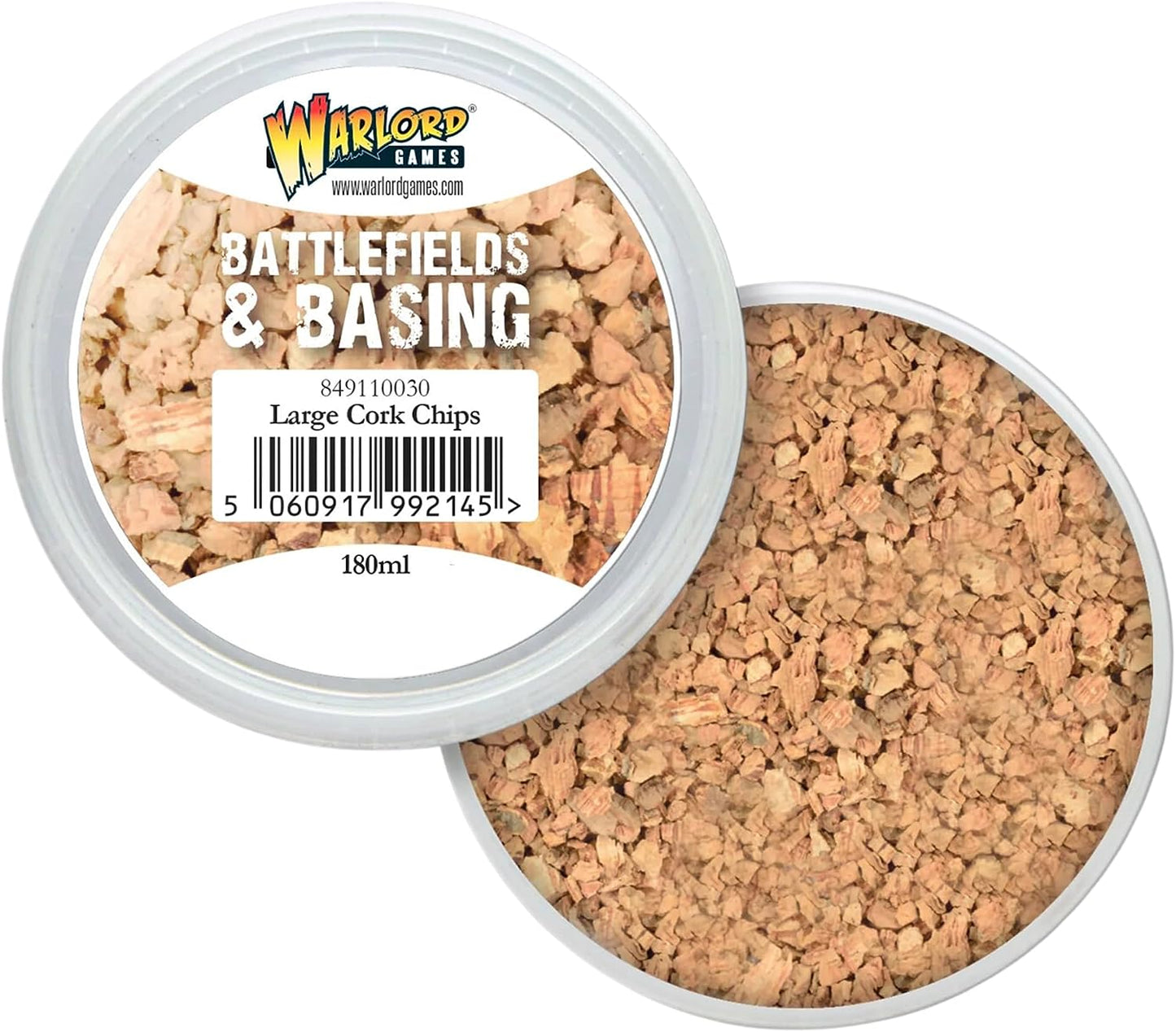 Warlord Games - Battlefields & Basing: Large Cork Chips (180ml)