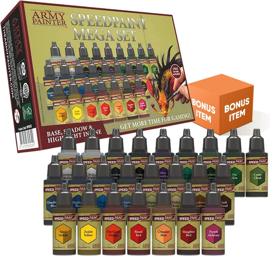 The Army Painter - Speedpaint Mega Set and Free Bonus Item