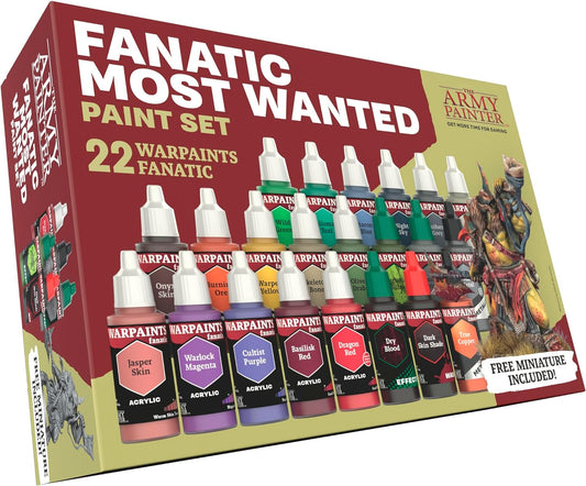 The Army Painter - Warpaints Fanatic: Most Wanted Set