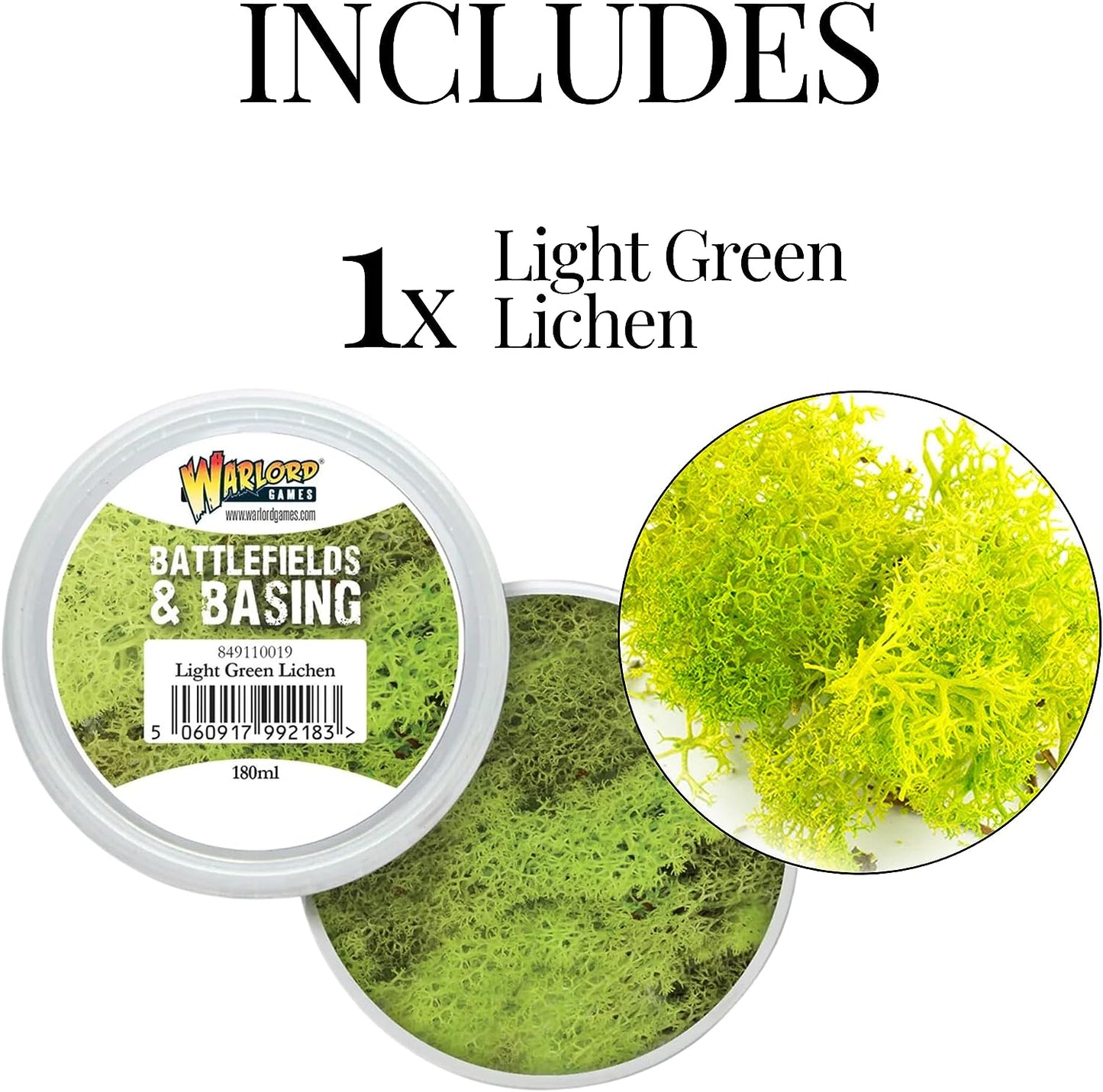 Warlord Games - Battlefields & Basing: Light Green Lichen (180ml)