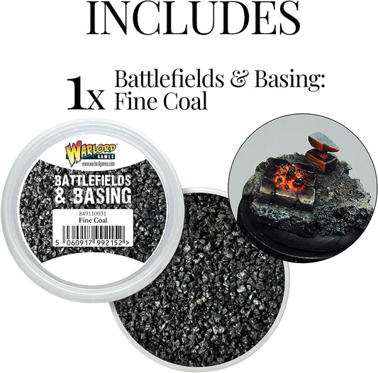 Warlord Games - Battlefields & Basing: Fine Coal (180ml)
