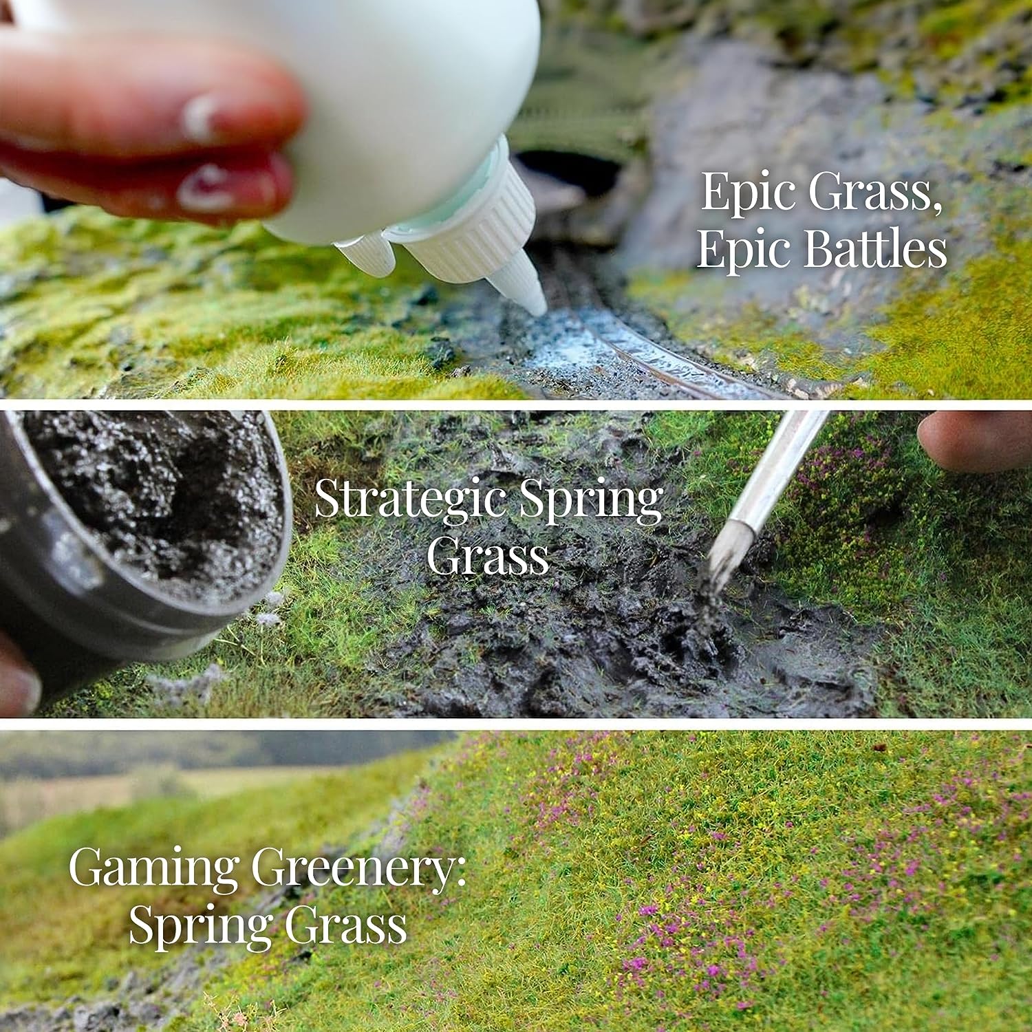 Warlord Games - Battlefields & Basing: Spring 2mm Static Grass (180ml)