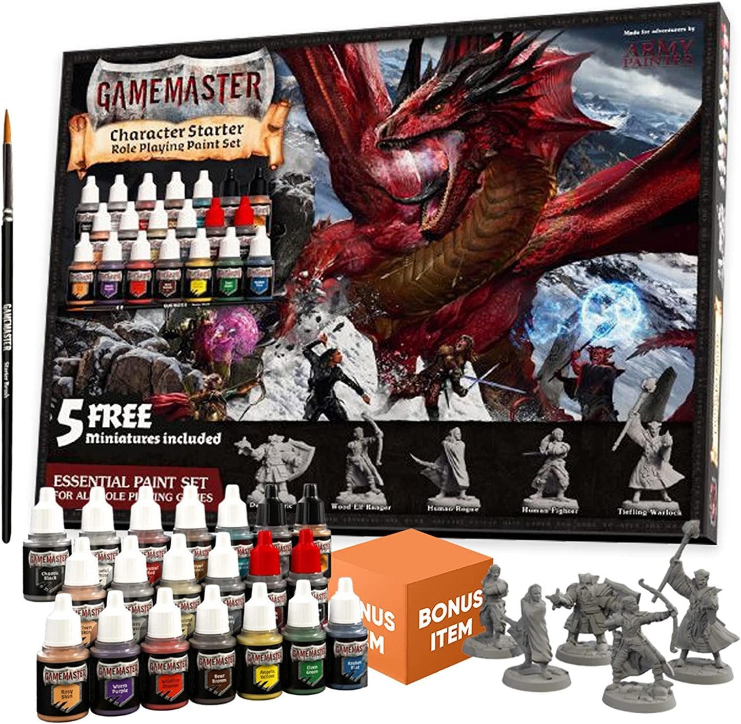 The Army Painter - DnD Paint Set Gamemaster Character with Bonus Item
