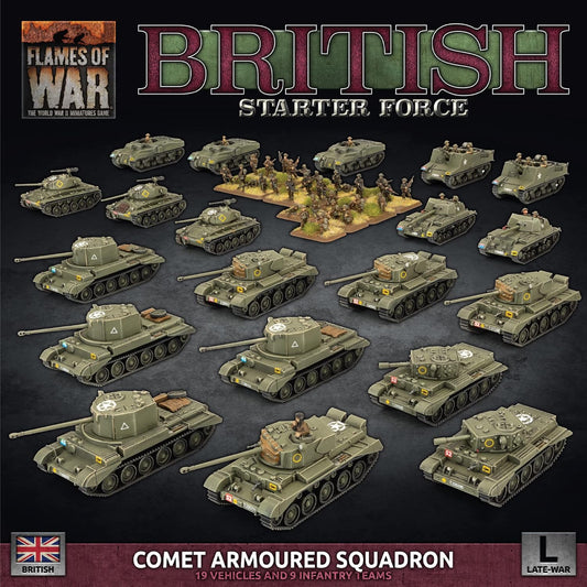 Flames of War British Comet Armoured Squadron