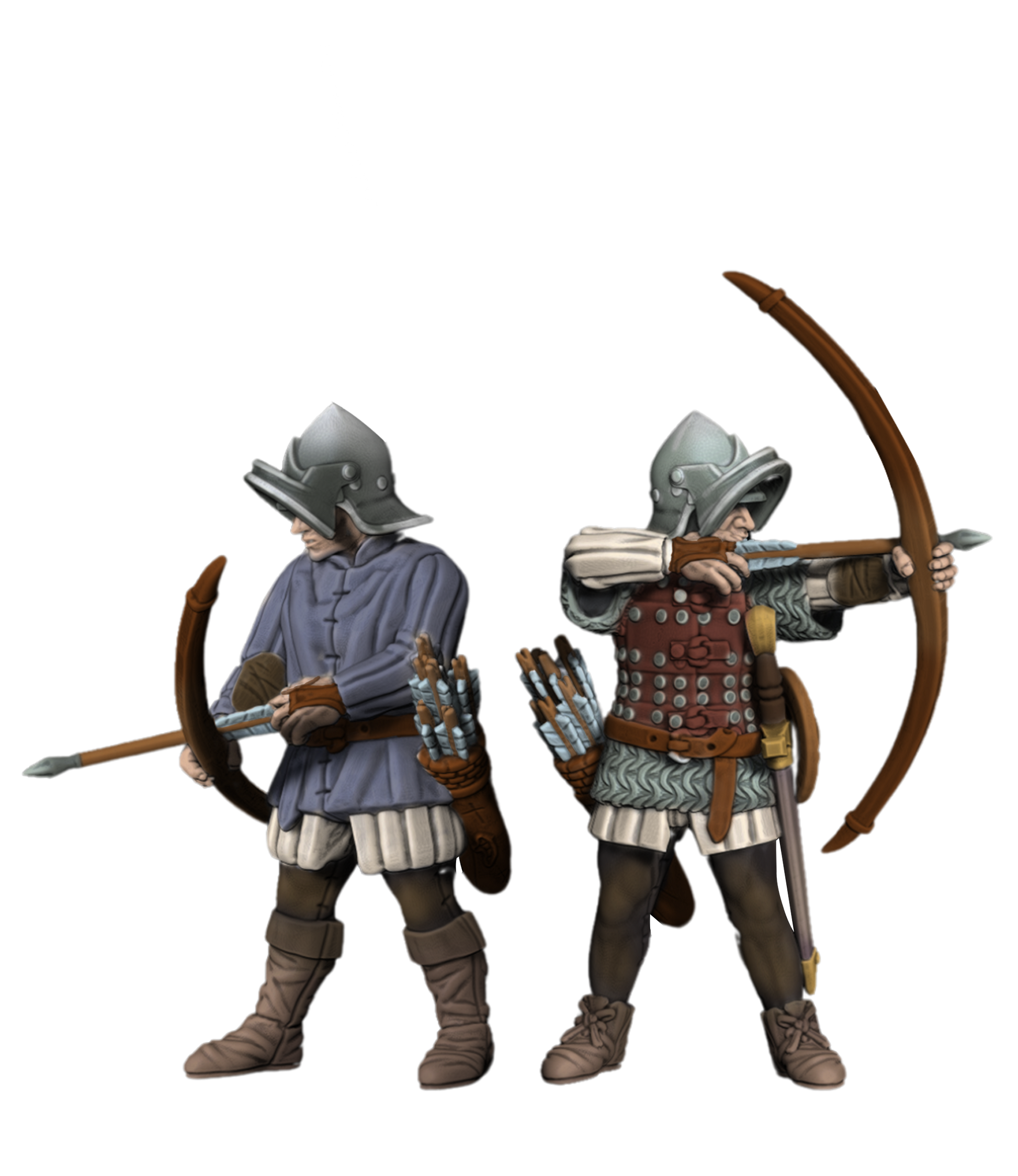 Anglo-Scots Longbowmen STL