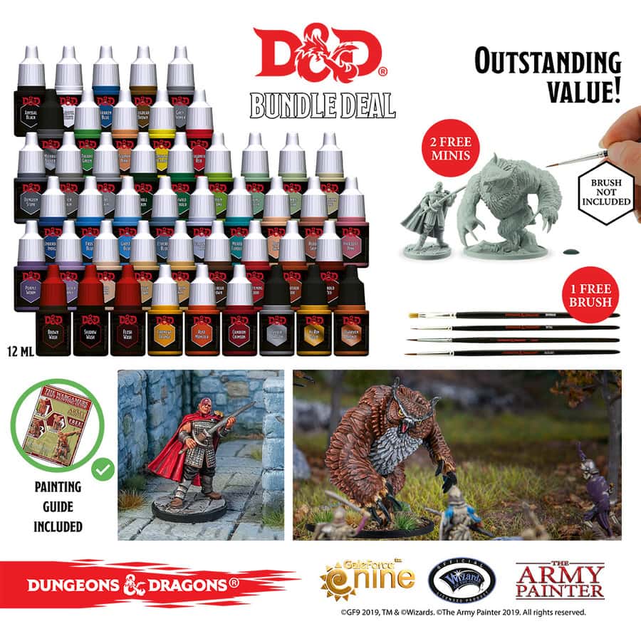 The Army Painter Dungeons and Dragons Miniature Painting Kit