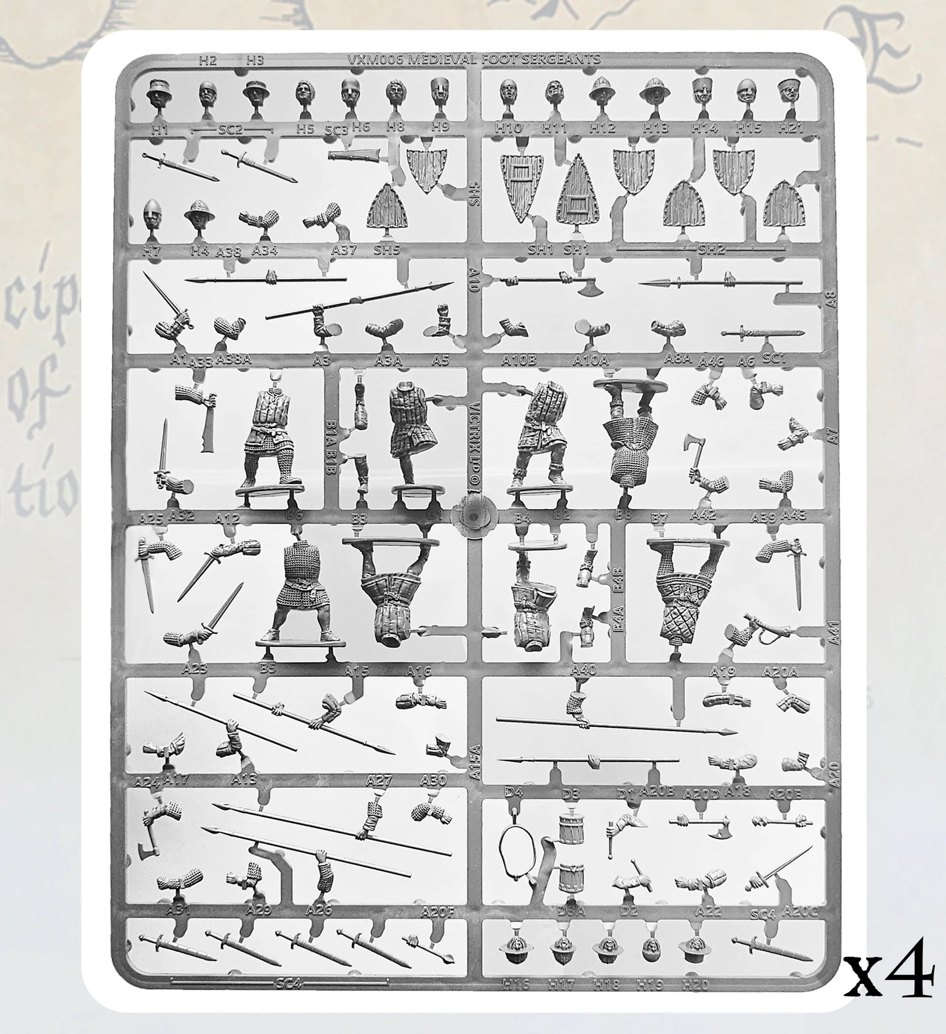 Victrix - Medieval Foot Sergeants