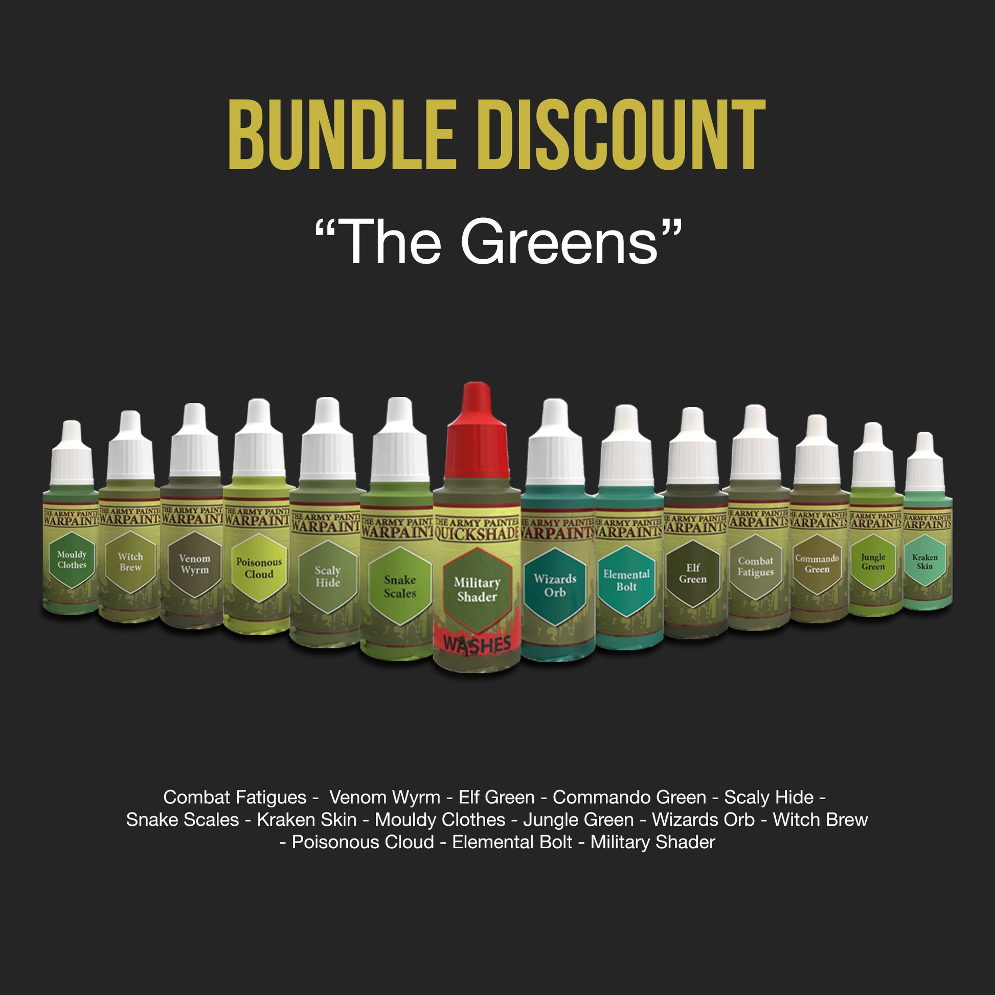 The Army Painter - Discount Bundle: Greens