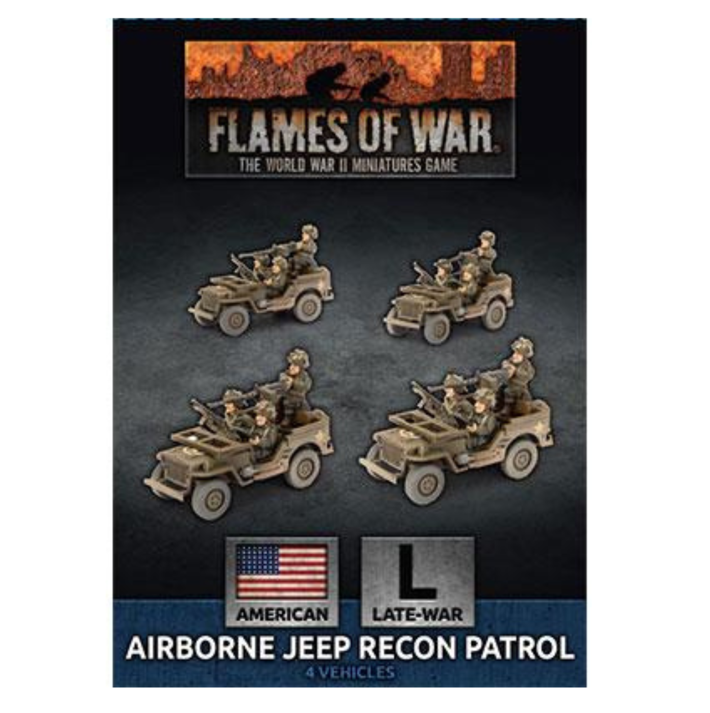 Flames of War - USA: Airborne Jeep Recon Patrol