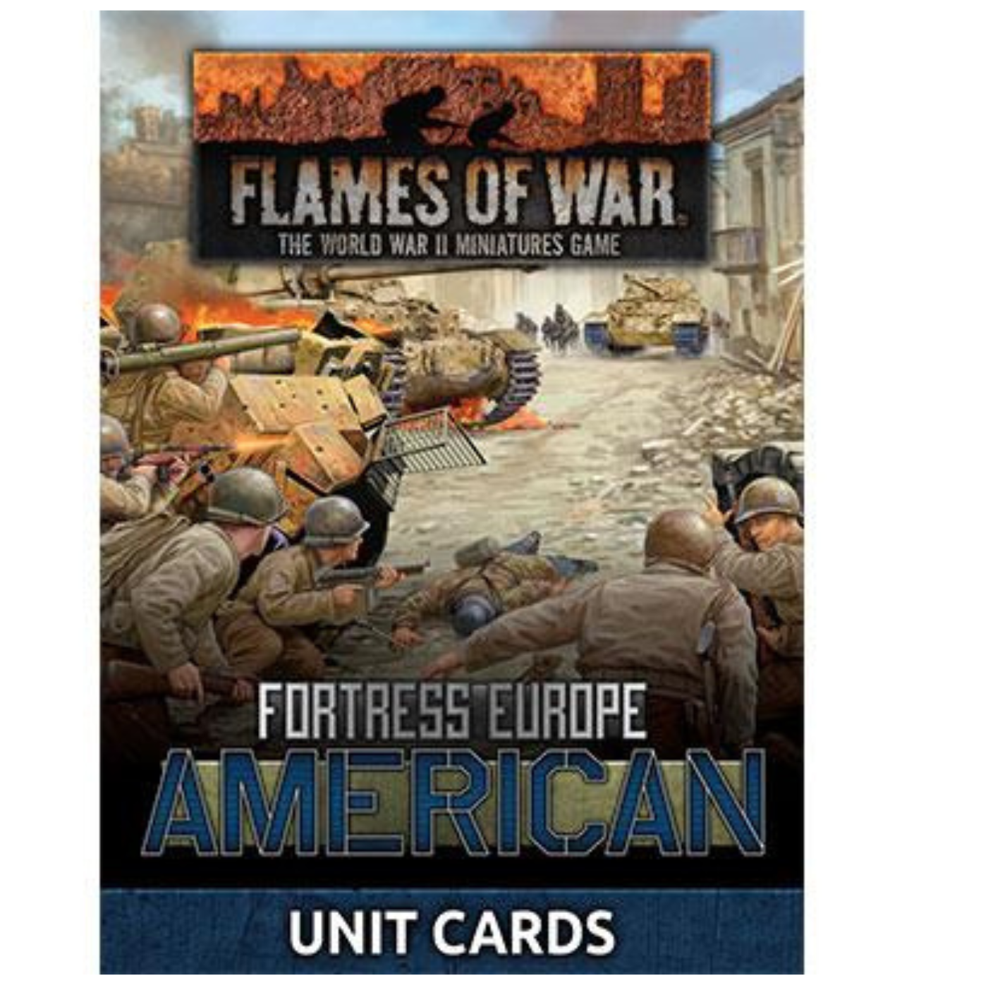 Flames of War - USA: Fortress Europe American Unit Cards