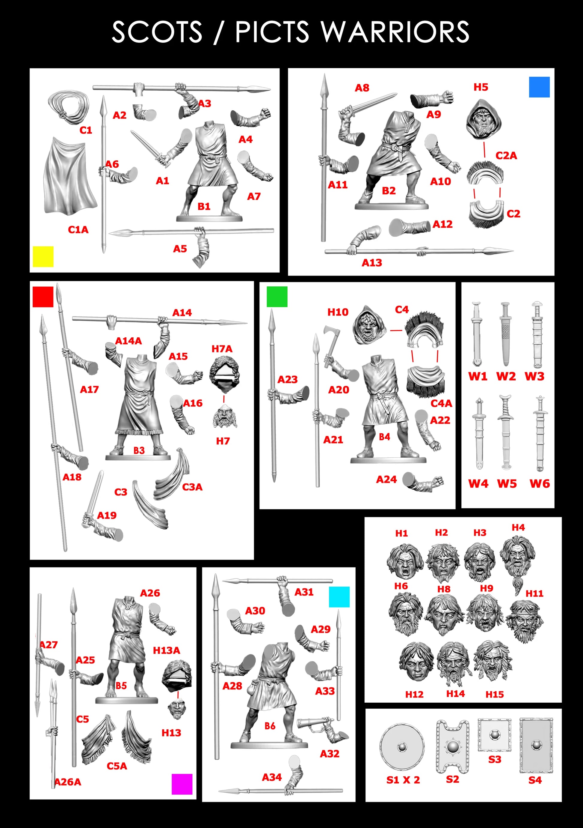 Victrix - Scots/Picts Warriors