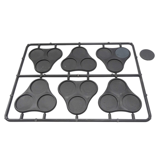 Victrix - Plastic Bases Set 9. Skirmish movement trays for 25mm round bases.