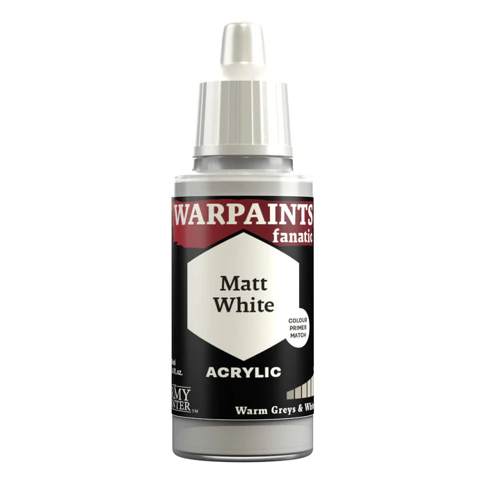 The Army Painter Warpaints Fanatic: Matt White (18ml/0.6oz)