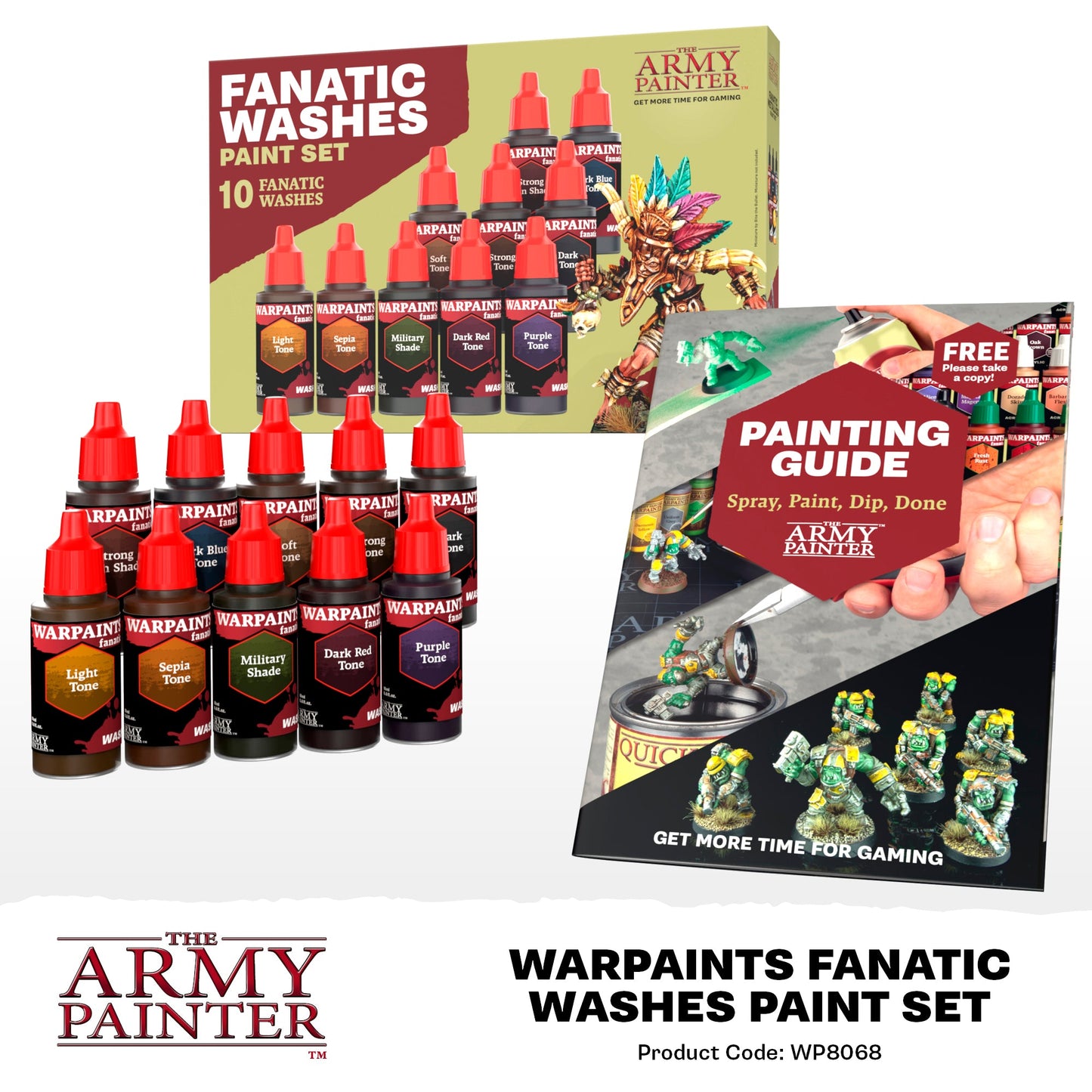 The Army Painter Warpaints Fanatic: Washes Paint Set