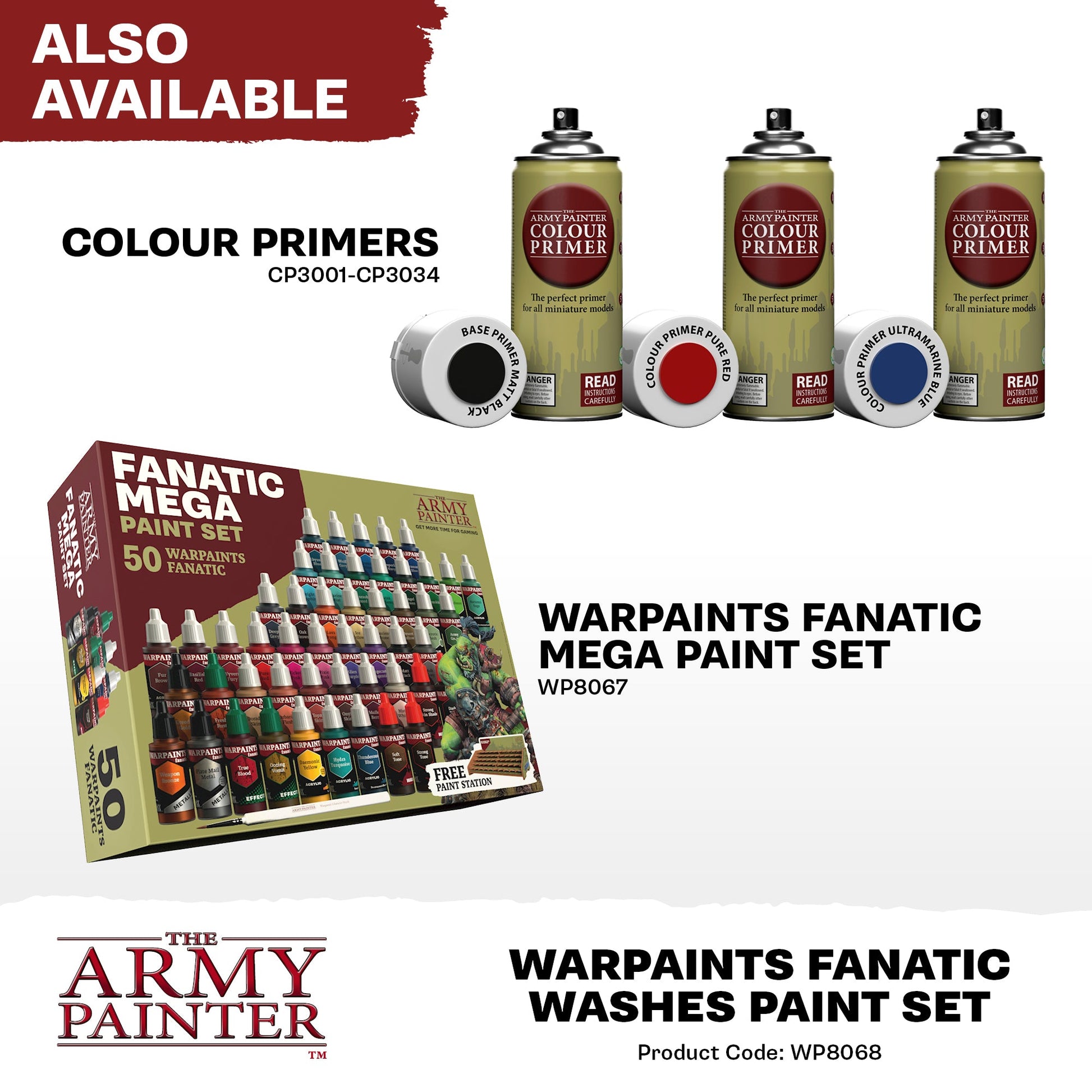 The Army Painter Warpaints Fanatic: Washes Paint Set