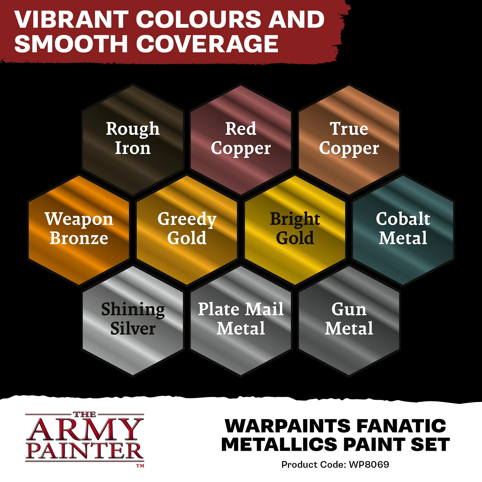 The Army Painter Warpaints Fanatic: Metallics Paint Set