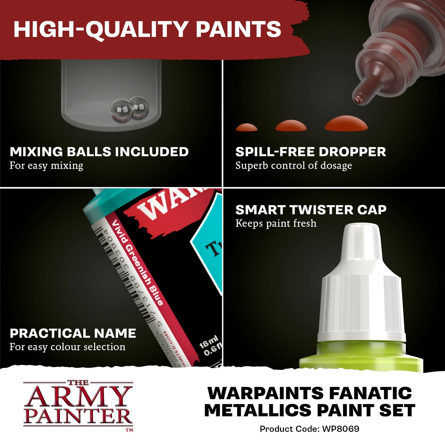 The Army Painter Warpaints Fanatic: Starter Paint Set