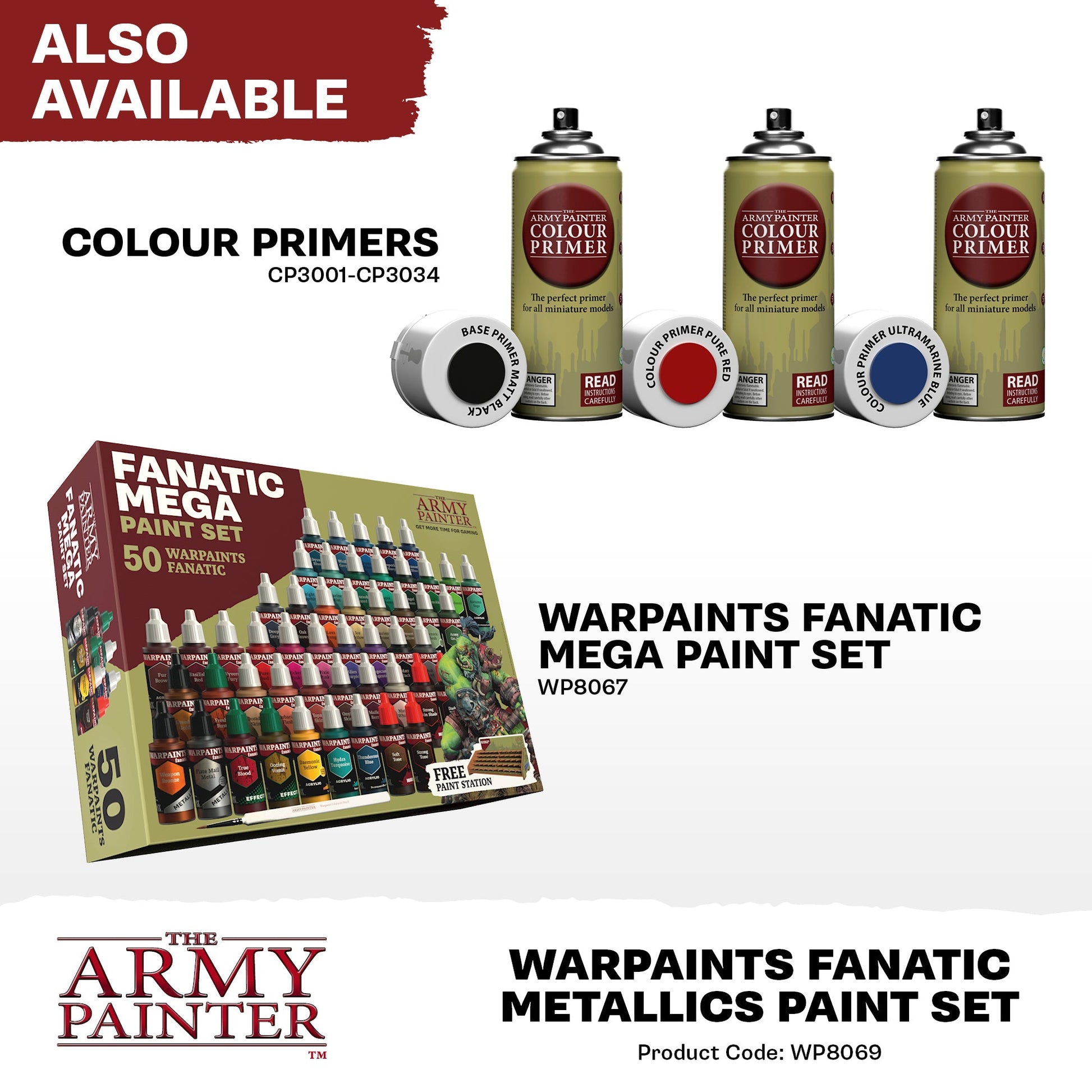 The Army Painter Warpaints Fanatic: Starter Paint Set