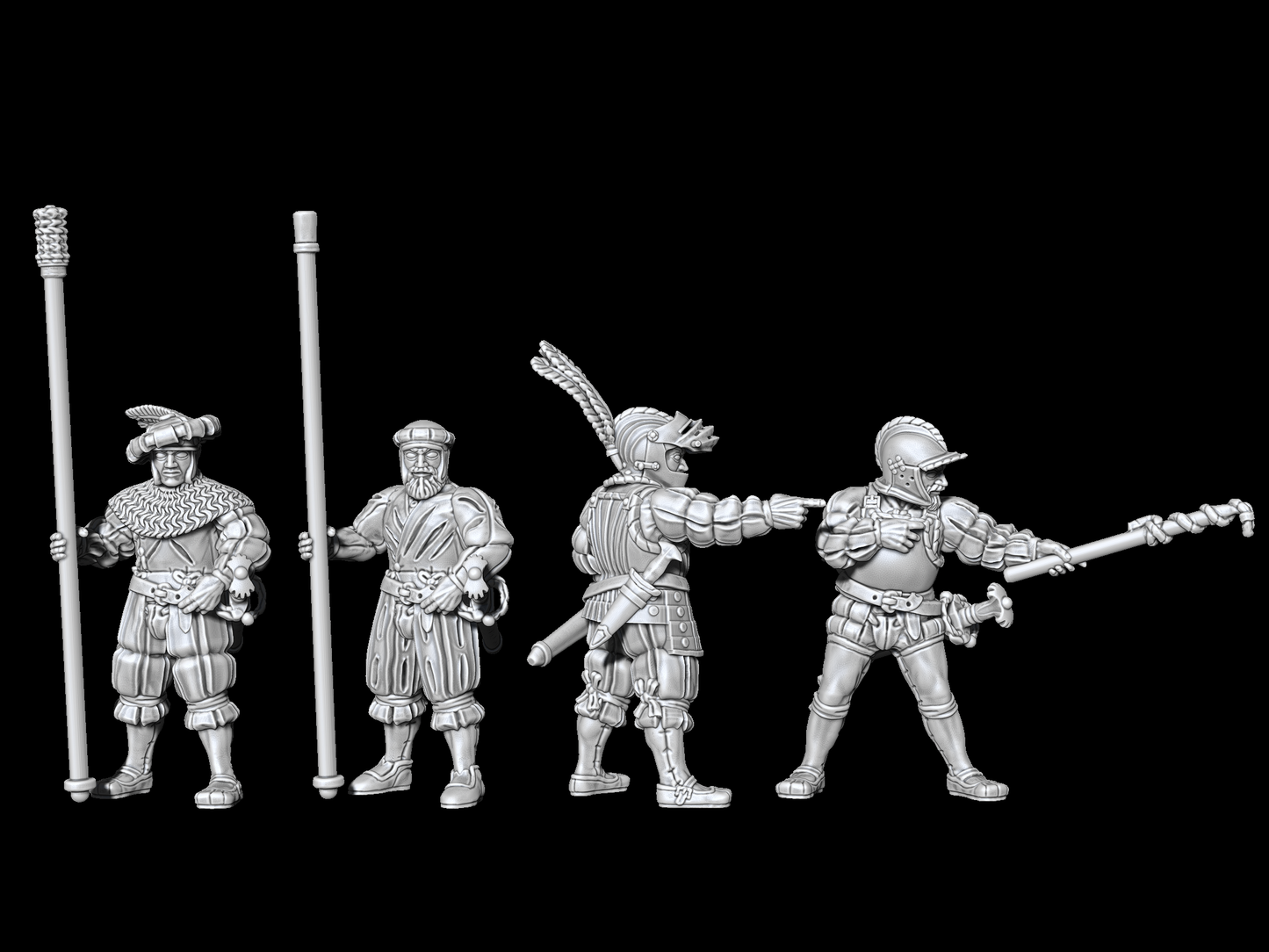 Western European Artillery Crew STLs