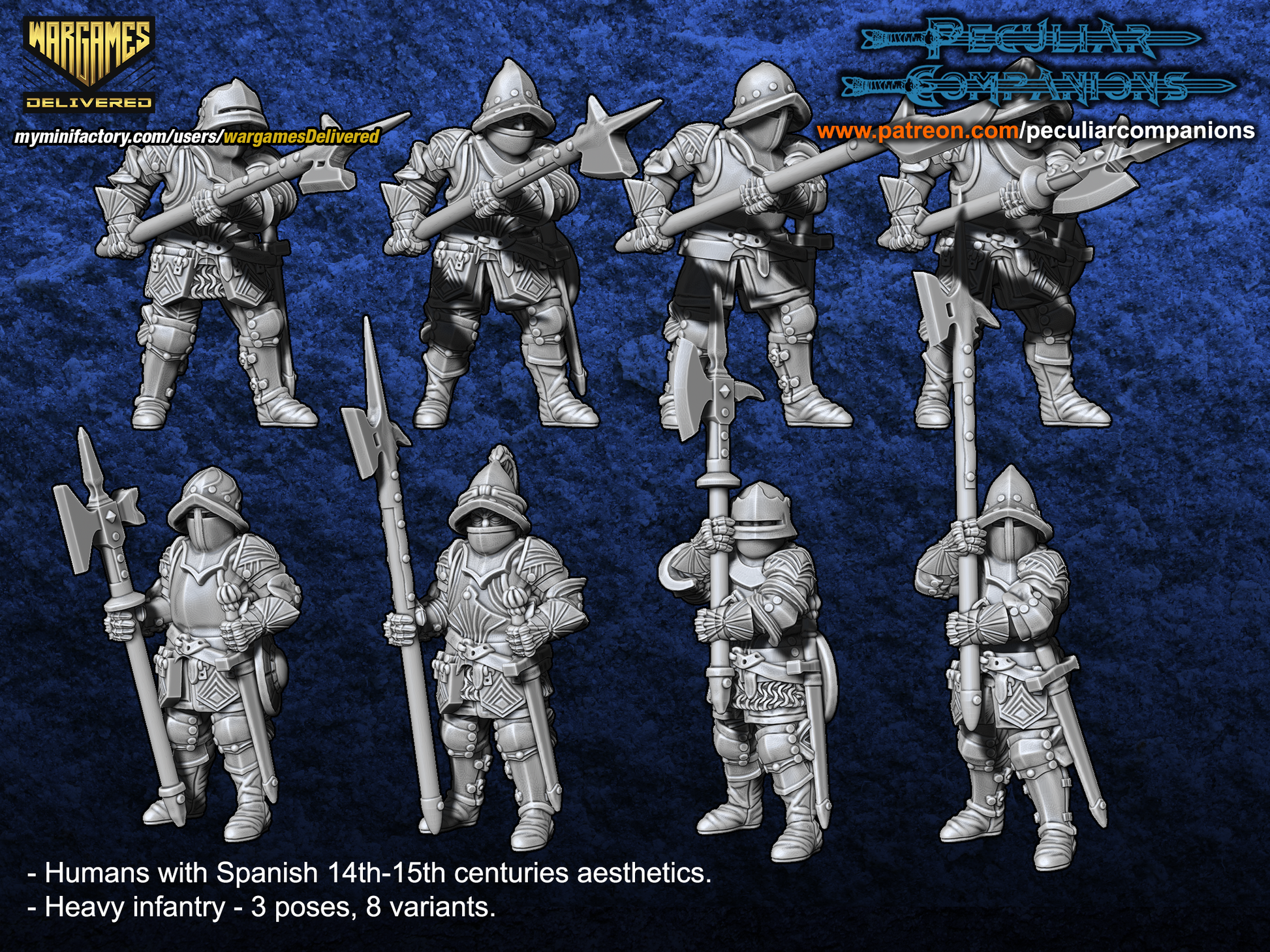 Spanish Heavy Infantry STLs