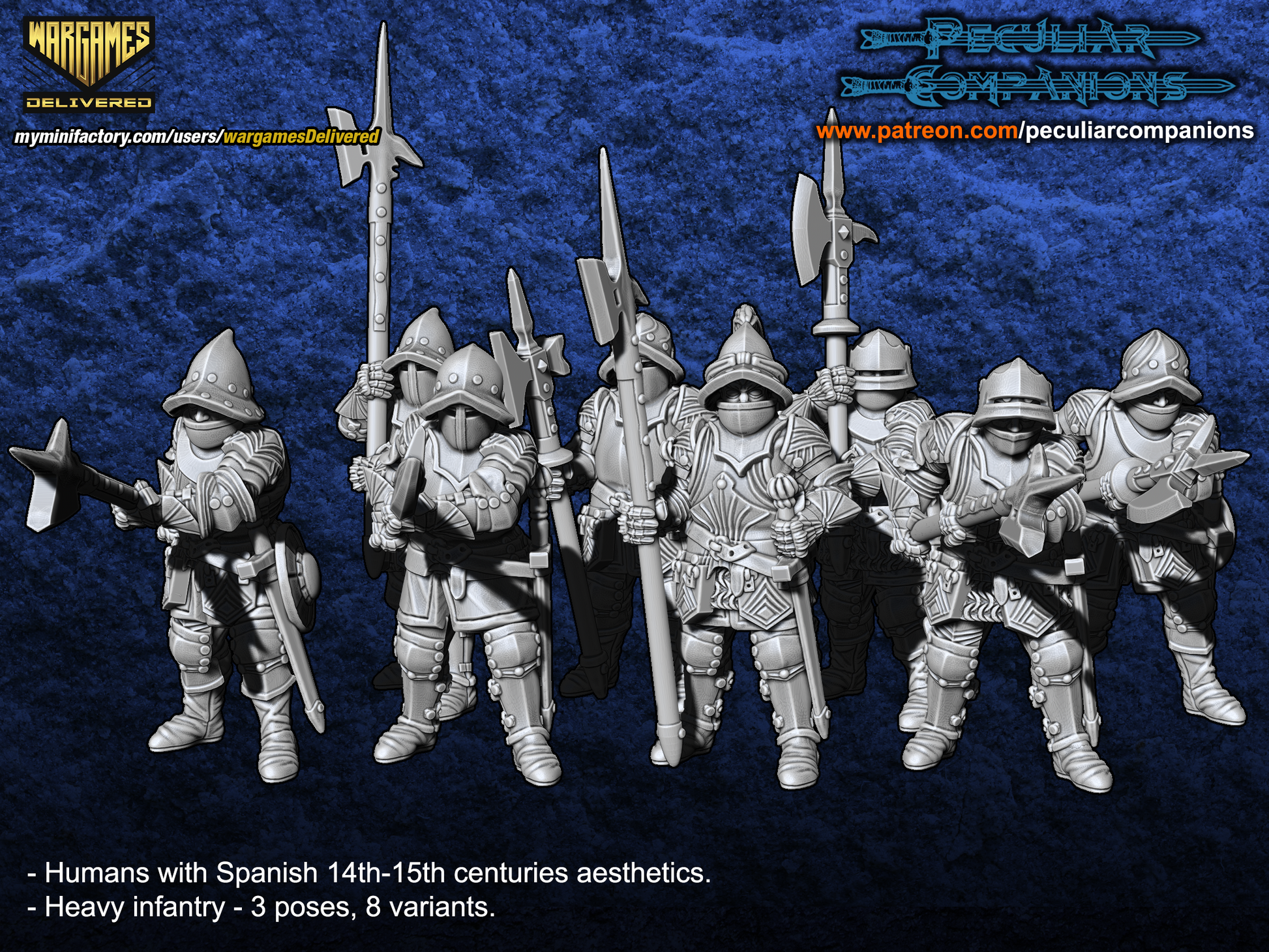 Spanish Heavy Infantry STLs