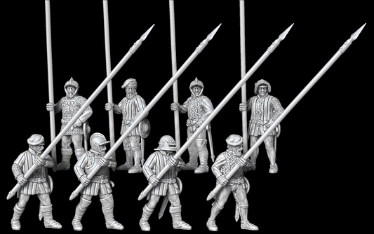 Anglo-Scots Pikemen and Halberdiers STLs