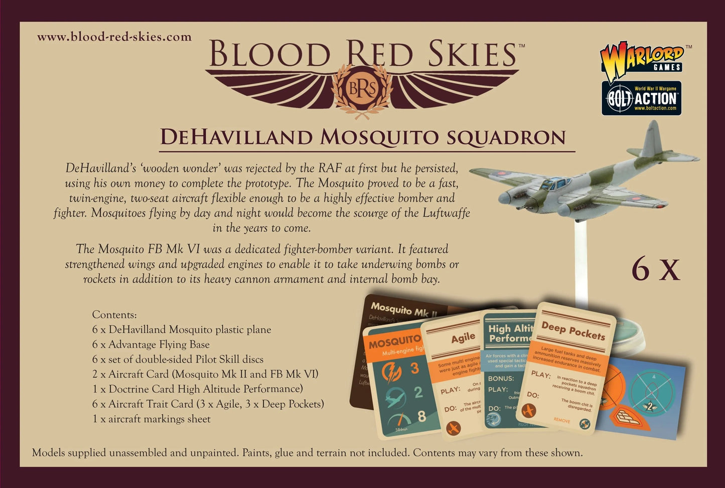 Blood Red Skies - Royal Air Force: DeHavilland Mosquito Squadron