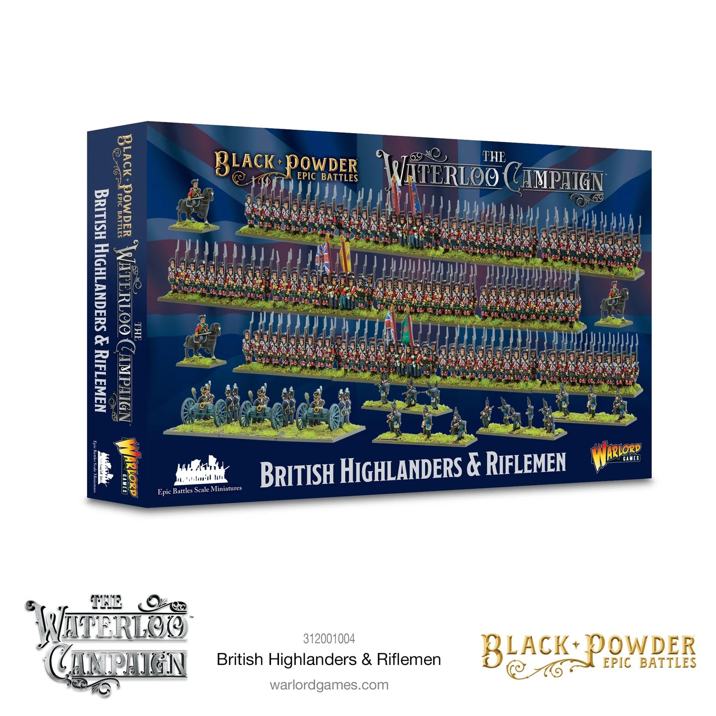 Black Powder Epic Battles - Waterloo: British Highlanders & Riflemen