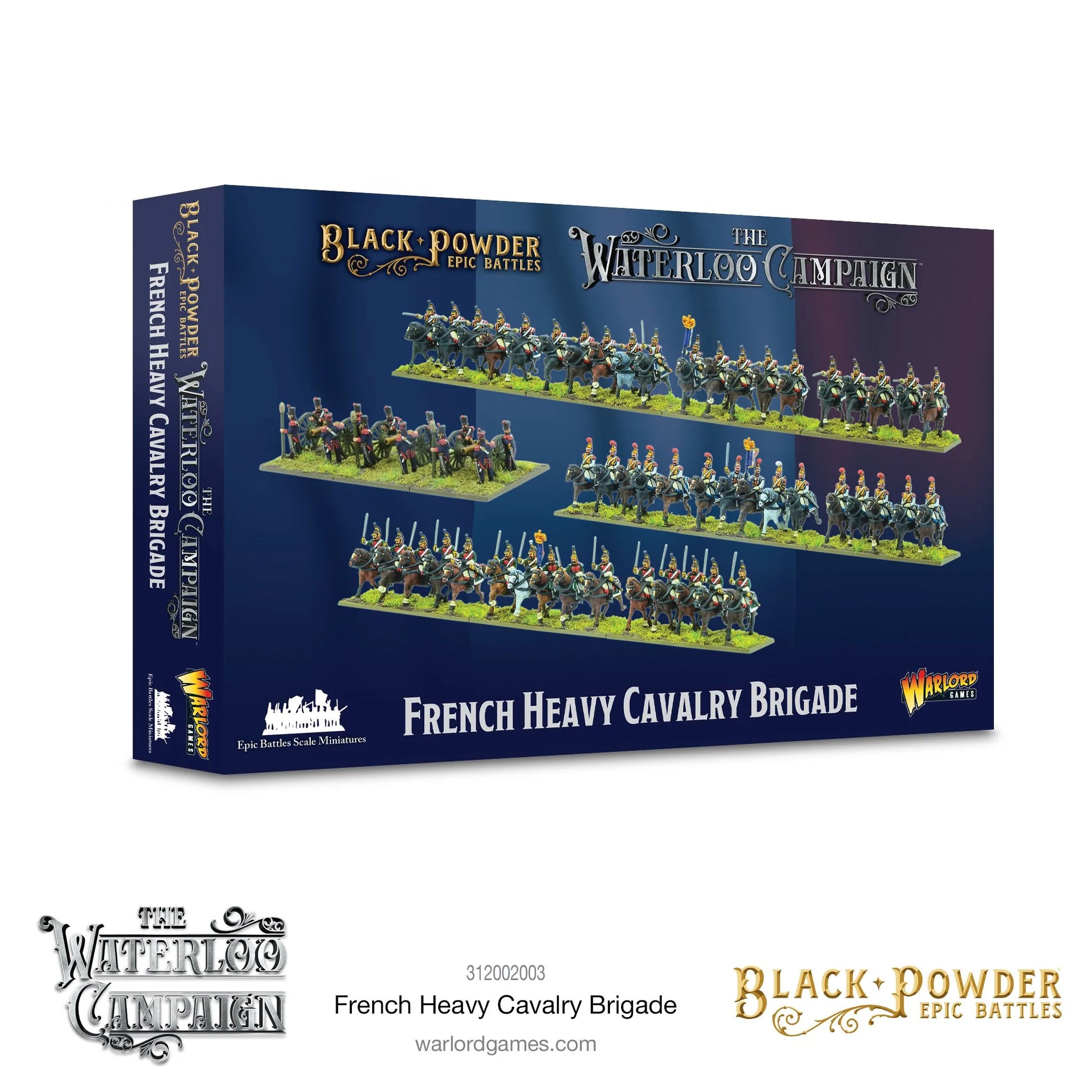 Black Powder Epic Battles - Waterloo:  French Heavy Cavalry Brigade