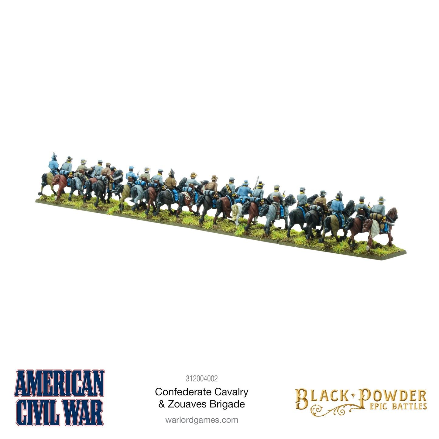 Black Powder Epic Battles - American Civil War: Confederate Cavalry & Zouaves Brigade