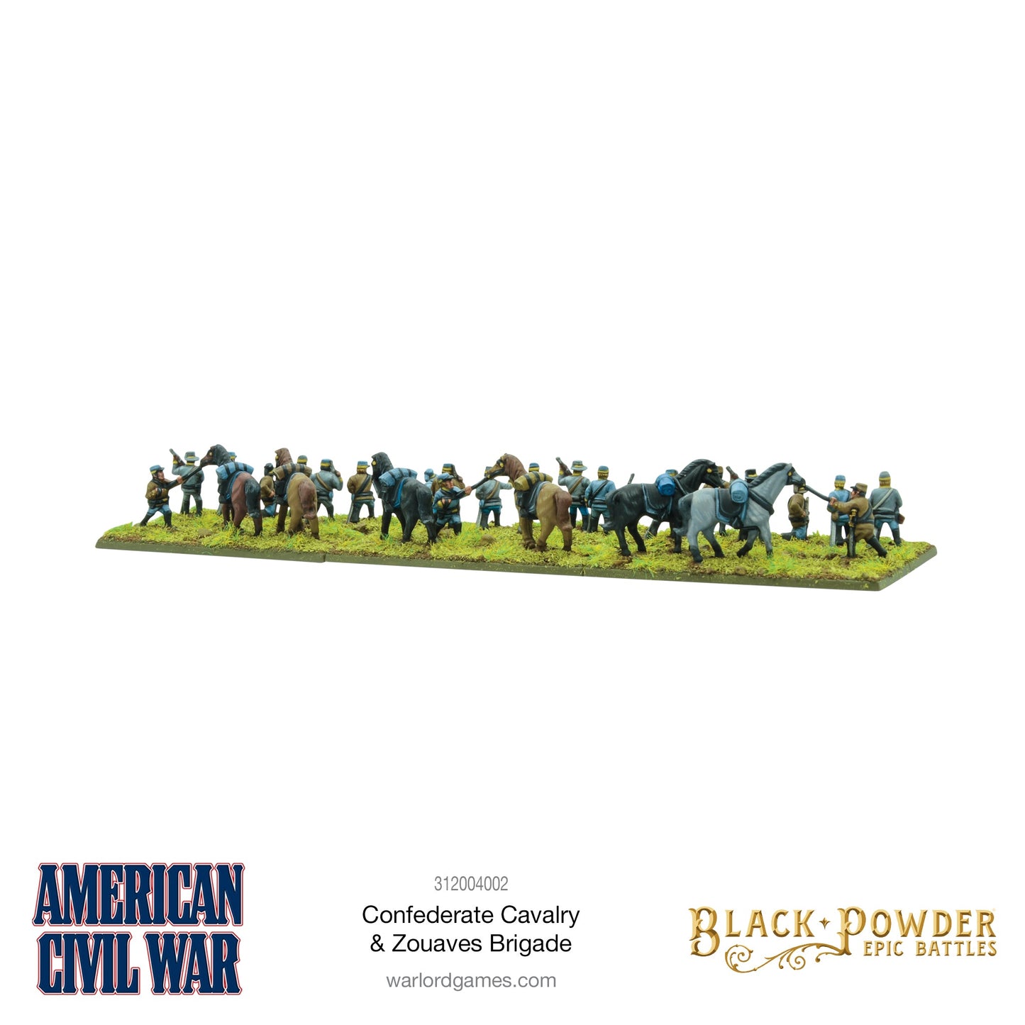 Black Powder Epic Battles - American Civil War: Confederate Cavalry & Zouaves Brigade