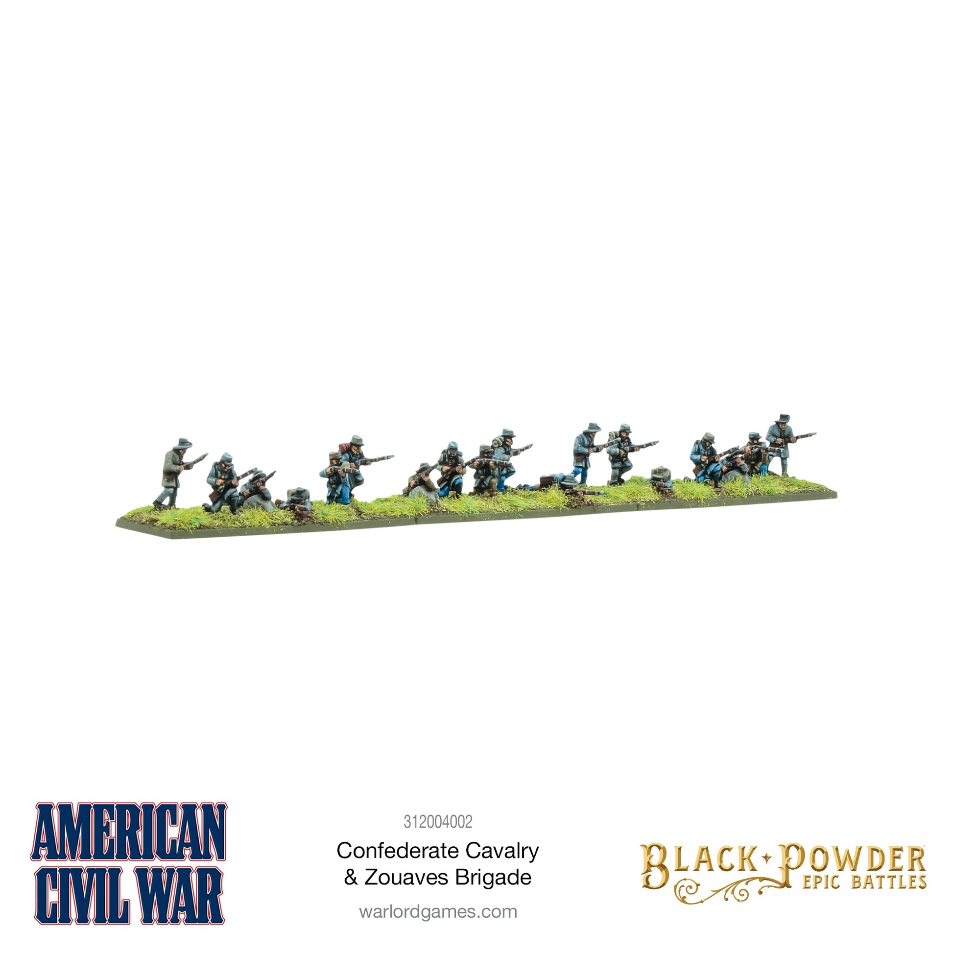 Black Powder Epic Battles - American Civil War: Confederate Cavalry & Zouaves Brigade