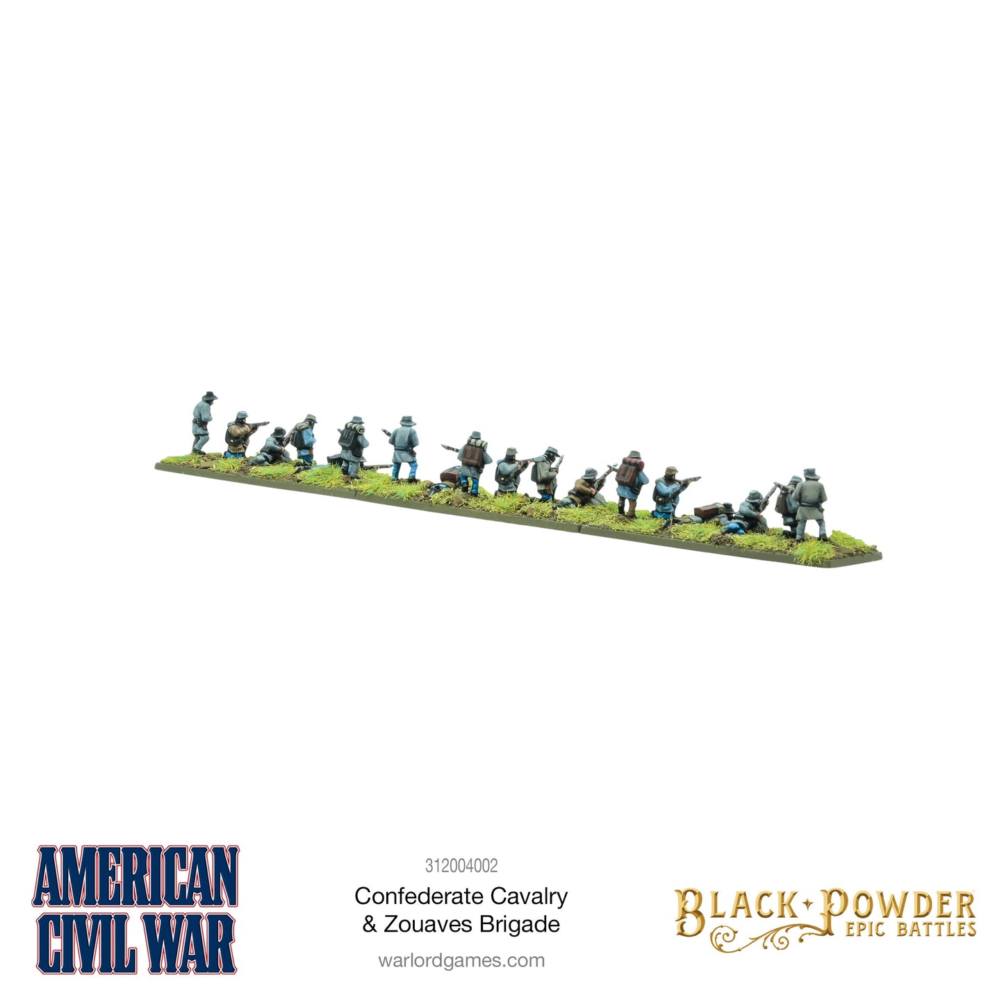 Black Powder Epic Battles - American Civil War: Confederate Cavalry & Zouaves Brigade