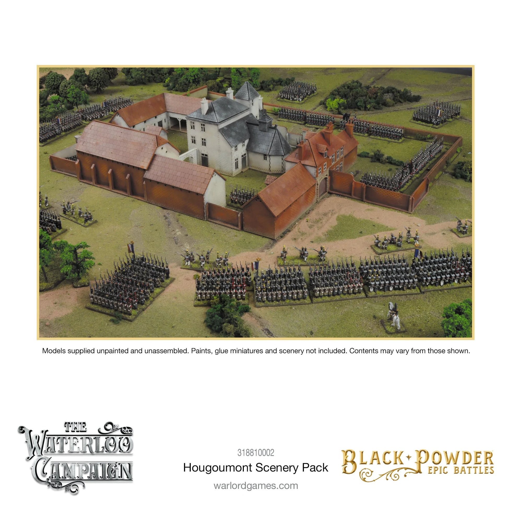 Black Powder Epic Battles - Waterloo: Hougoumont Scenery Pack