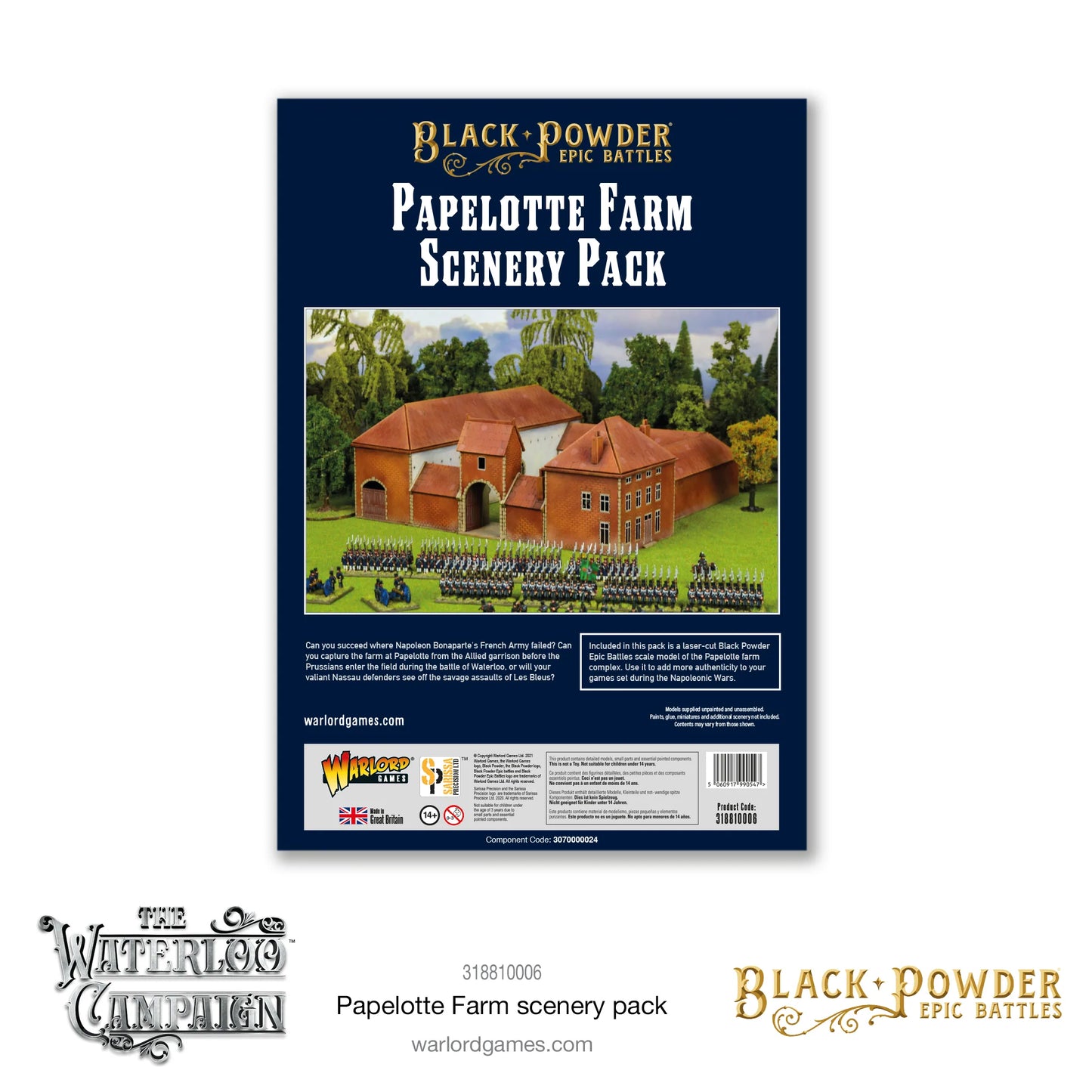 Black Powder Epic Battles - Waterloo: Papelotte Farm Scenery Pack