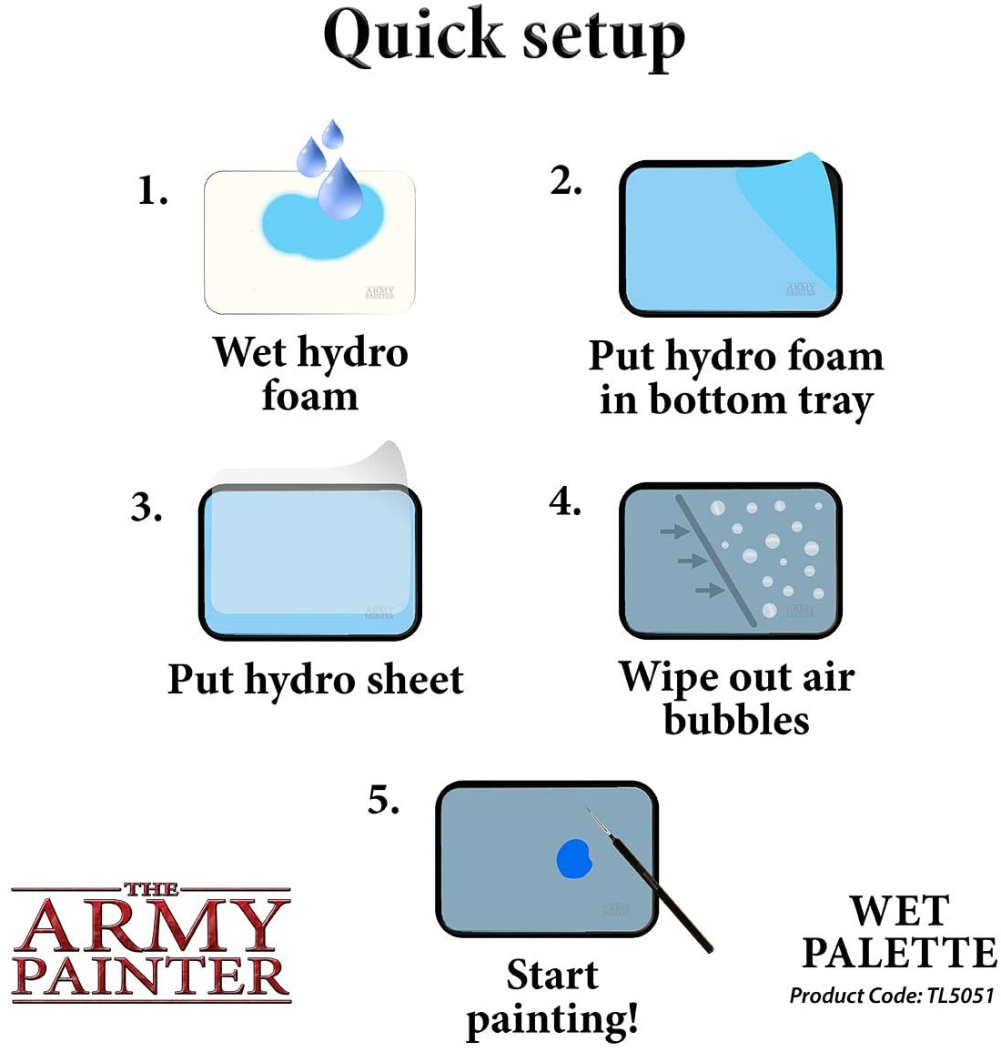 Army Painter: Wet Palette - Wargamers Edition