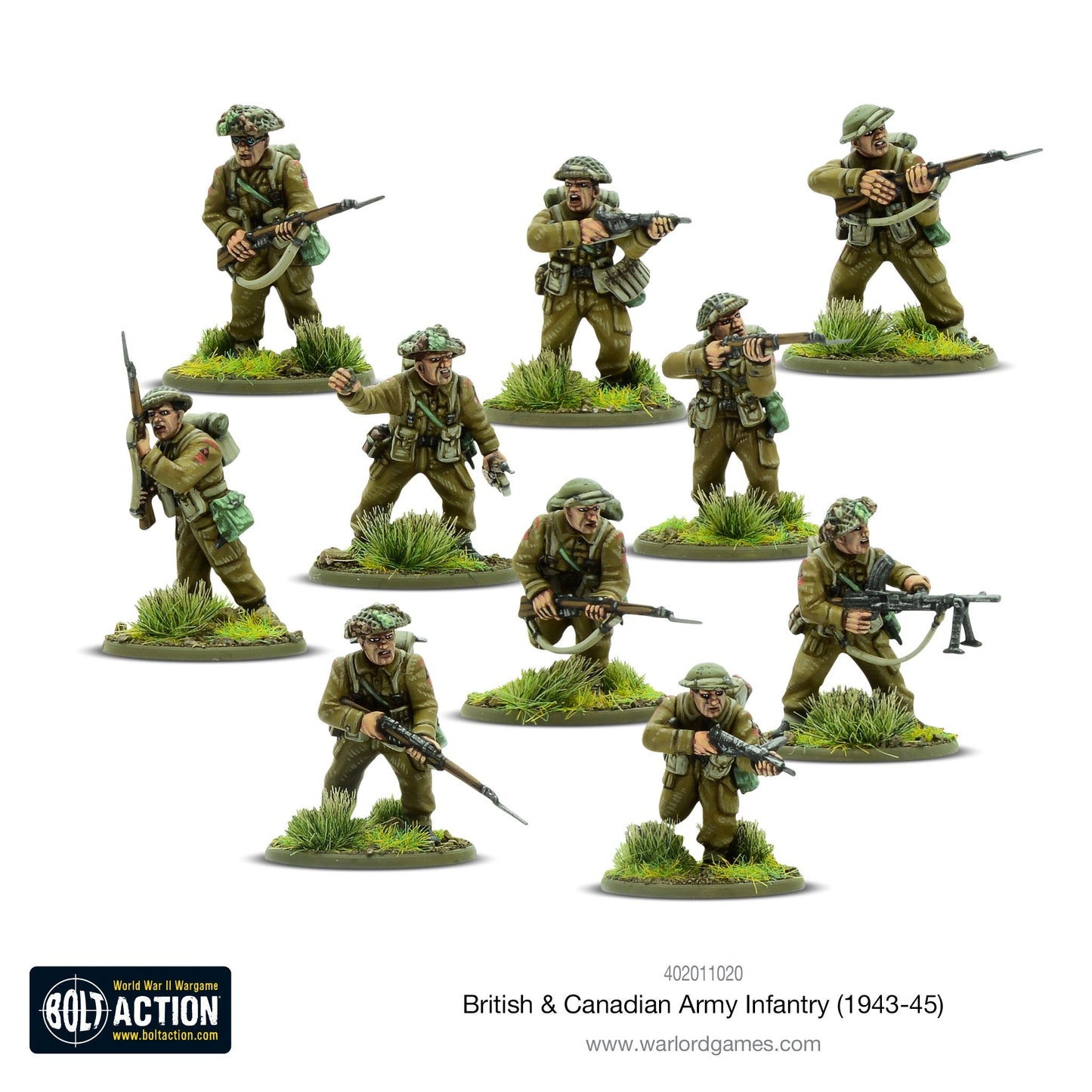 Bolt Action -  Great Britain: British & Canadian Army infantry (1943-45)