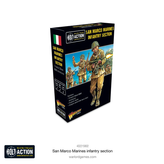 Bolt Action - Italy: San Marco Marines Infantry Section